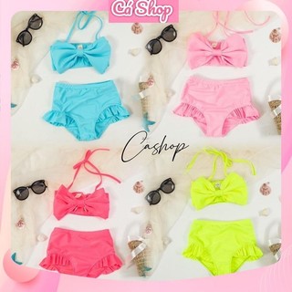 Bikini, đồ bơi trơn 2 mảnh, liền thân các loại cho bé gái