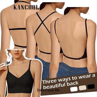 Quần Lót Vô Hình Hình Mặc Hở Lưng Chữ U Dành Cho Nữ Push-up Có Đệm Có Thể Mặc Bên Ngoài Áo Vest Liền Mạch Tất Cả Trong Một Áo Ngực Hở Lưng