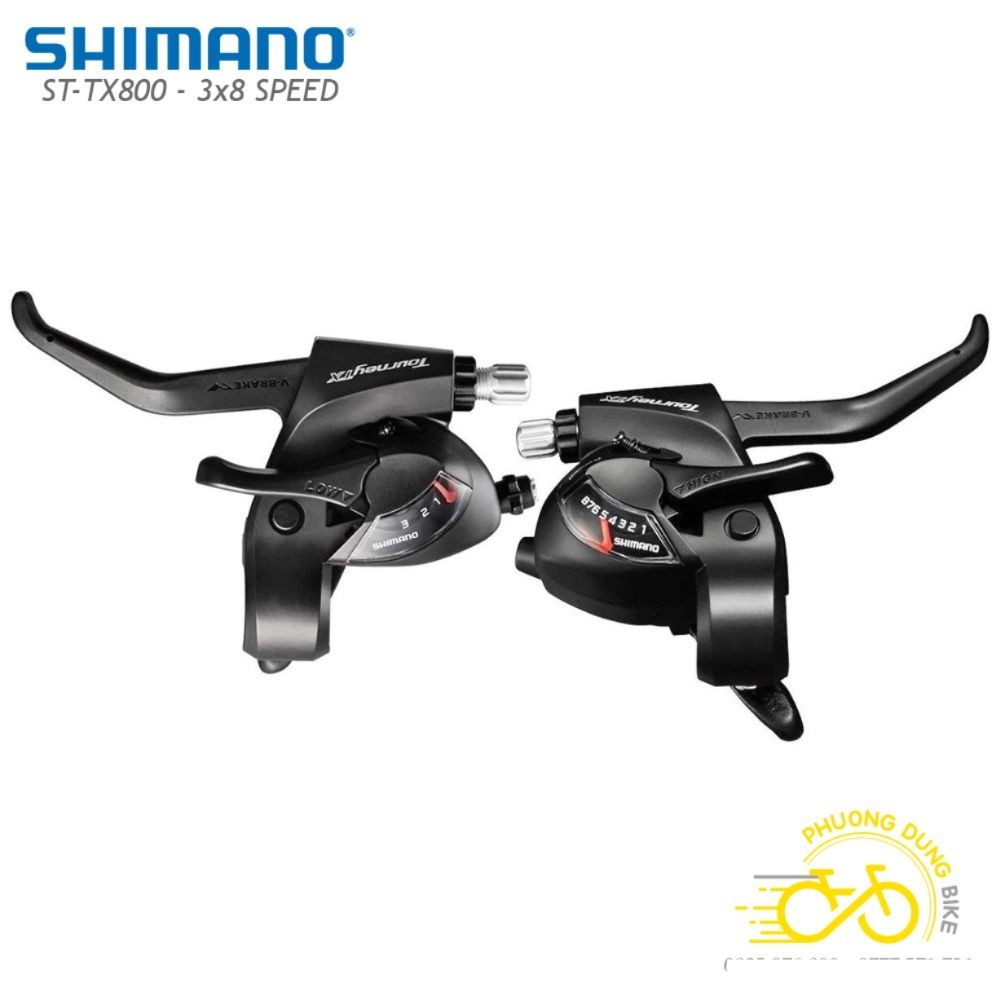 Tay đề xe đạp SHIMANO ST TX800 3x8 Speed - Hàng chính Hãng Shimano