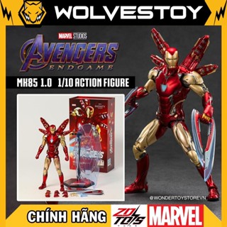  Mô Hình ZD Toys Marvel Iron Man MK85 1.0 Avengers End Game 1 10 Action Figure 