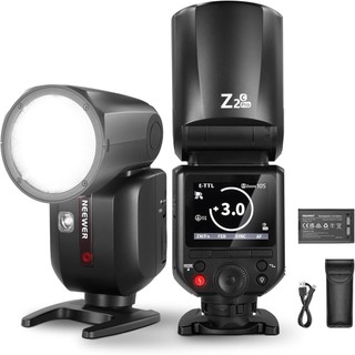 Neewer Z2PRO-C 76Ws TTL Đầu Tròn Flash Speedlite Tương Thích Với Canon