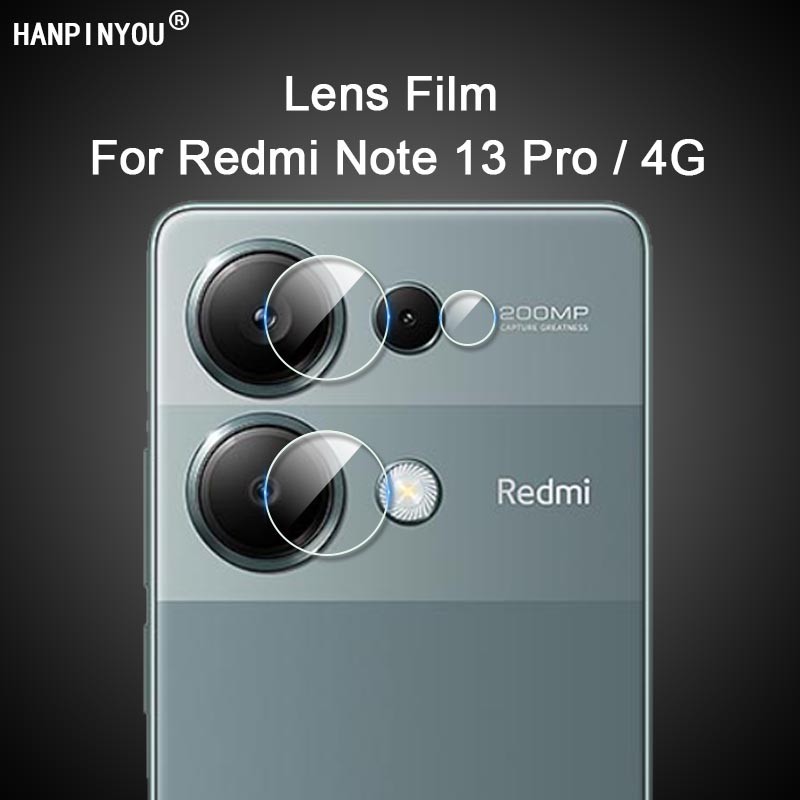 Dành Cho Redmi Note 13 / Pro 4G Clear Ultra Slim Back Camera Bảo Vệ Ống Kính Phim Mềm - Không Kính Cường Lực