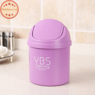 Tater để bàn thùng rác mini thùng rác nhỏ hộ gia đình có thùng để bàn lưu trữ vn