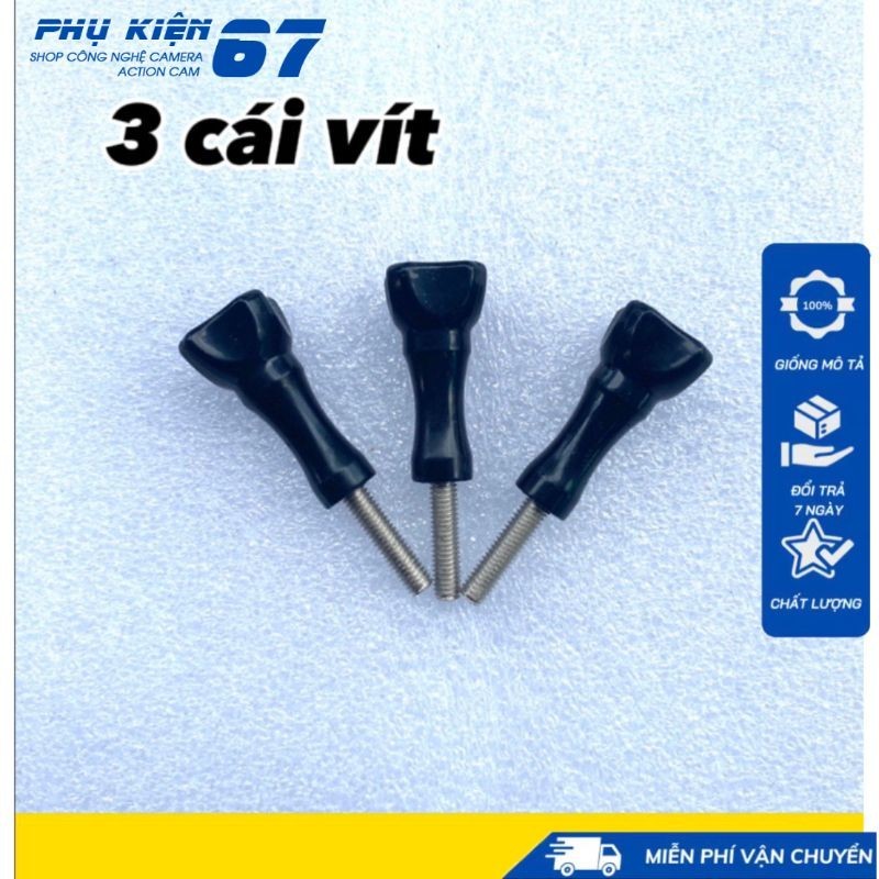 phụ kiện gopro 3 ốc vít , phụ kiện gopro PHỤ KIỆN 67VN