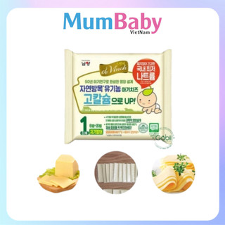 Phô mai tách muối hữu cơ Hàn Quốc cho bé ăn dặm kèm đá khô MumBaby