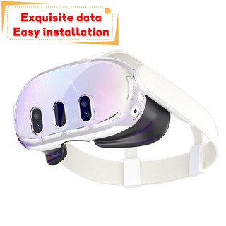✌Ưu đãi đặc biệt có sẵn✌ Thích hợp cho Meta quest 3 Vỏ bảo vệ mạ điện Vỏ bề mặt PC Vỏ bảo vệ máy chủ VR Head-Wearing Phụ kiện