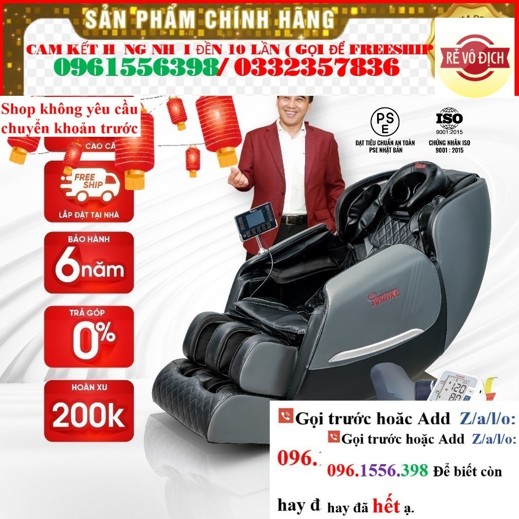 >> CH Ghế massage toàn thân Toshiko T9 <<