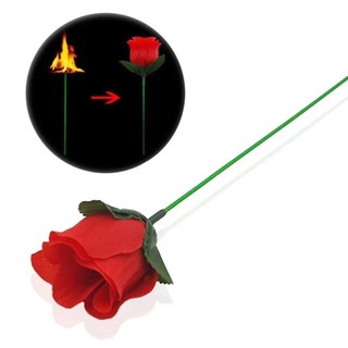 HATATIT Magic Trick Flame Torch To Flower Magic Rose Trick