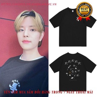 Kpop Straykids 5 SAO Cổ Tròn Cotton T Tay Ngắn Cotton T Casual Top Nam / Nữ Cặp Đôi Áo Sơ Mi Quần Áo