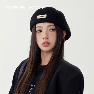 Misskoi  Mũ Nồi Beret Len Phong Cách Họa Sĩ Nhật Bản Thời Trang Thu Đông Cho Nữ