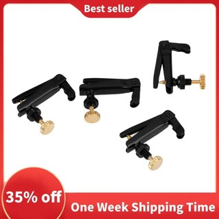 4 Chiếc Violin Fine Tuner Điều Chỉnh Với Đồng Mạ Vít Cho 3 / 4 4 / 4 Kích Thước Đàn Violin Phụ Kiện