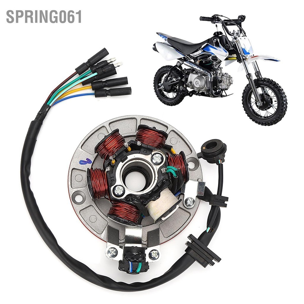 Spring061 Tấm Magneto Stator Phù hợp cho LIFAN YX 140cc Khởi động cơ PIT PRO Trail Dirt Bike