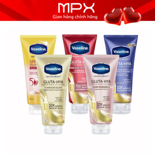 Sữa dưỡng thể trắng da Vaseline Healthy Bright Gluta Hya Thái Lan 300ml - Dưỡng ẩm, làm trắng sáng da - MPX