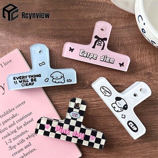 Dễ Thương Checkerboard Kẹp Giấy Kawaii Kẹp Giấy Tập Tin Tài Liệu Vé Kẹp Dấu Trang Chỉ Số Trang Chủ Không Dễ Dàng Rời Đồ Dùng Văn Phòng Trường Học