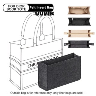UUMIR 1 Chiếc Túi Linner, Túi Bảo Quản Nỉ Chèn Túi, Du Lịch Nhiều Túi Di Động Tổ Chức Cho Dioor Sách Tote Túi