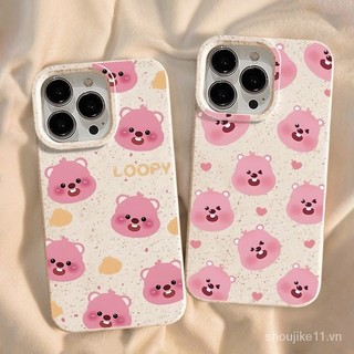 Ốp lưng pinkloopyphone toàn màn hình thích hợp cho vỏ Apple14phone13promaxnew12 / 11xsmaxapple15proanti-fall womenxs / xsoft8plus HJUB
