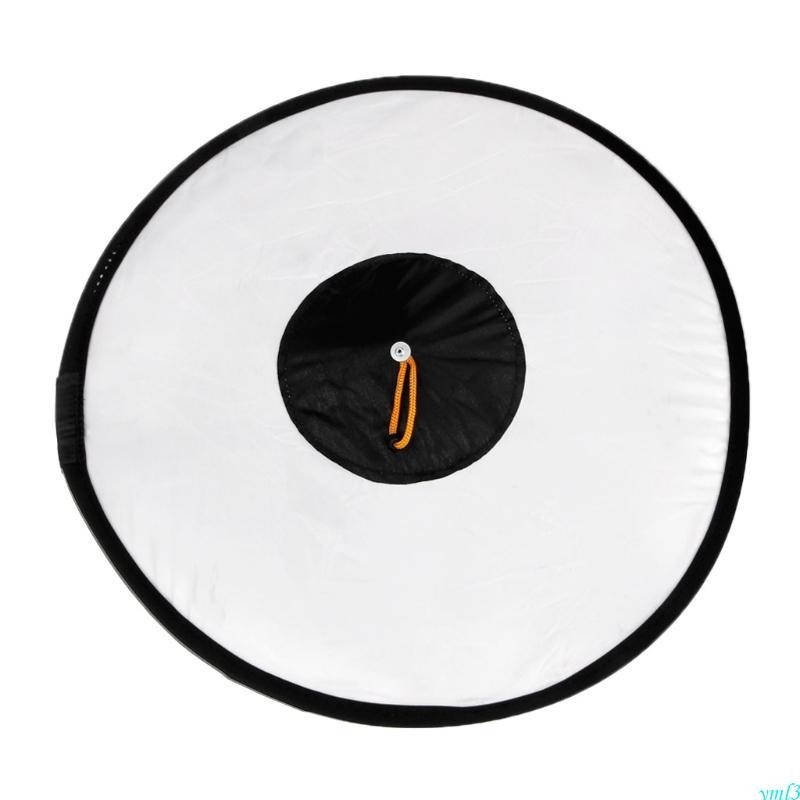 Yml3 Universal 42cm Round Studio Flash Softbox Speedlite Diffuser Reflector Strap Mới