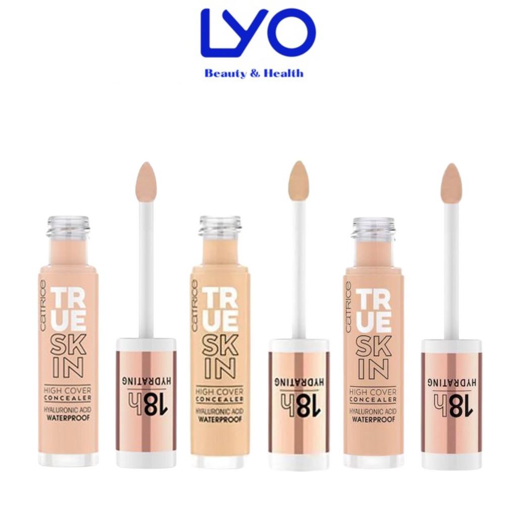 Kem che khuyết điểm 18h Catrice True Skin High Cover Concealer Che phủ tự nhiên, không thấm nước 4,5