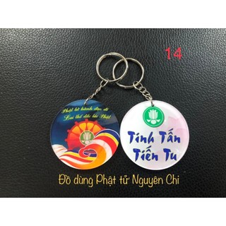 Móc khóa mica 2 mặt