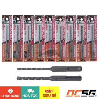 Mũi khoan bê tông hợp kim SDS-plus 3.2-6.0mm Unika | DCSG