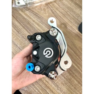 [ COMBO Heo + Pát SIRIUS 110 ]_Heo Rembo đen logo trắng 2pis đối xứng Kèm pát CNC nhôm, tặng 2 ốc SALAYA