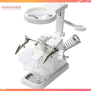 Kính lúp hàn với 10 đèn LED Kẹp kính lúp hàn