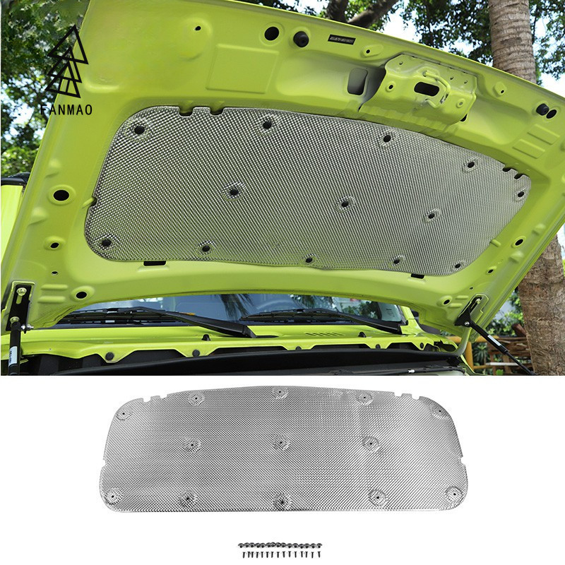 Fanmao [COD & Jimny] Cách Âm Cotton Xe Động Cơ Hood Cách Nhiệt Cách Nhiệt Miếng Lót Cho Suzuki Jimny