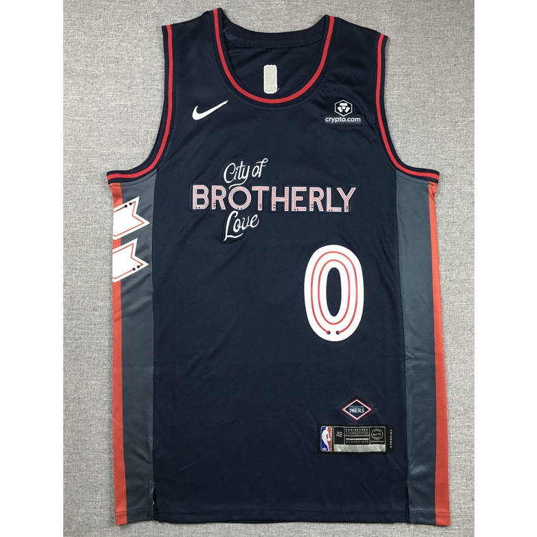Áo đấu NBA 2024 Philadelphia 76ers #0 Áo bóng rổ Maxey