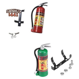 Rc Trang Trí Kim Loại Bình Chữa Cháy Mini Cho 1 / 10 RC Bánh Xích Trục SCX10 90046 Traxxas TRX4 Tamiya D90