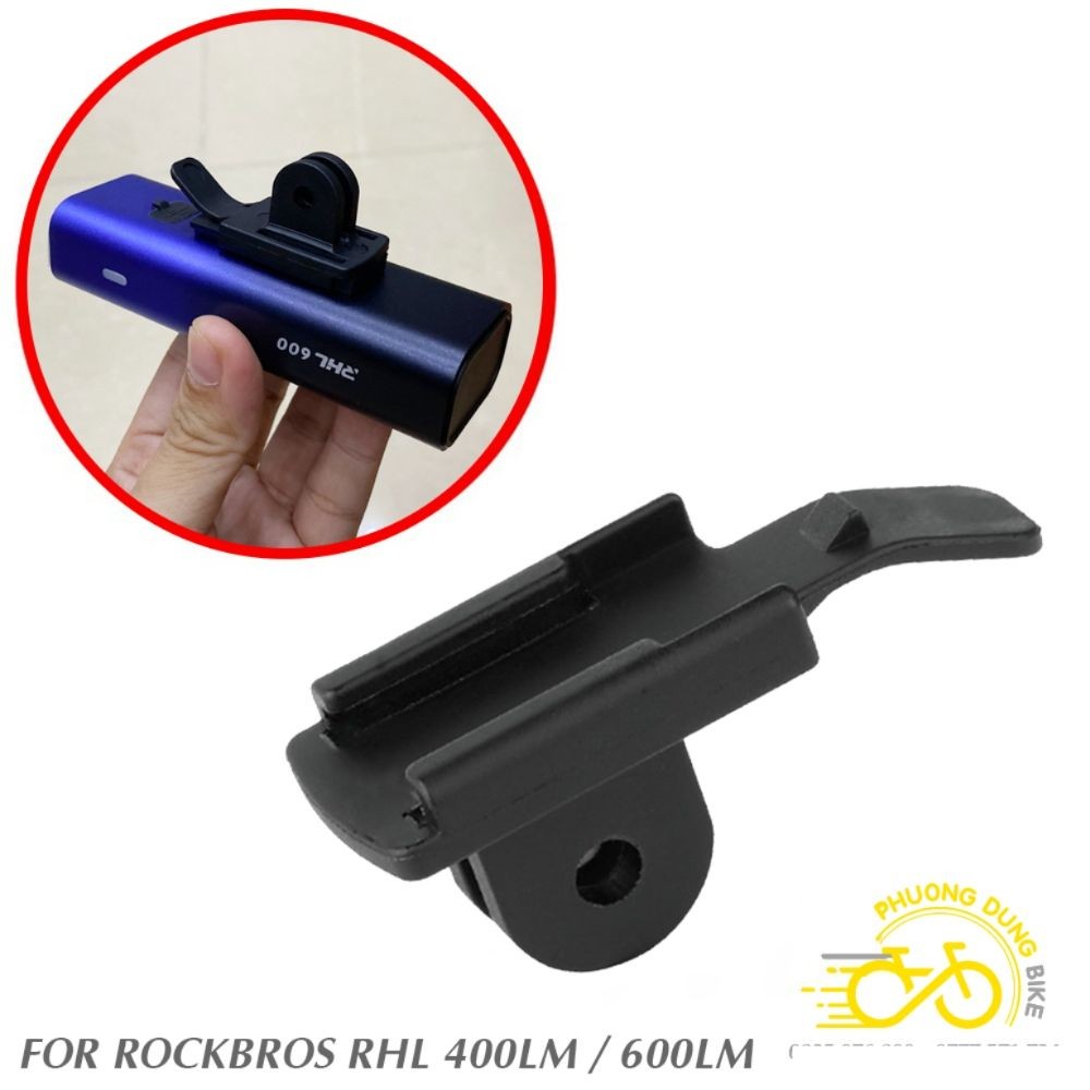 Pas giá treo đèn xe đạp ROCKBROS YQ 200LM / YQ 400LM / RHL 400LM / RHL 600LM
