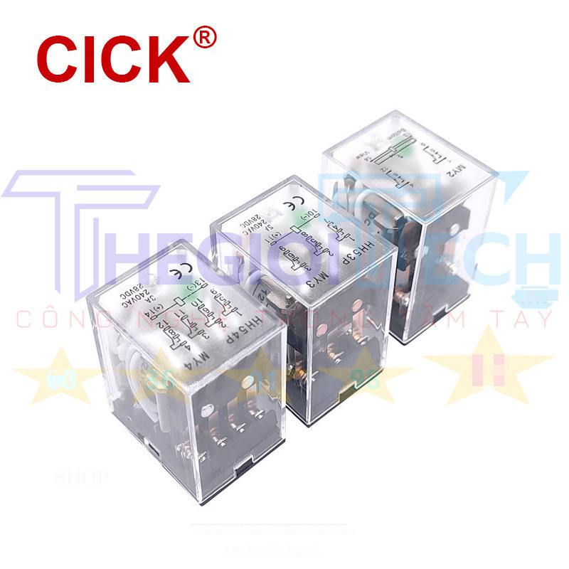 1 Pc HH52P HH53P HH54P Mini Coil Tổng quát Rơ le trung gian điện từ và đèn LED AC110V 220V DC12V24V