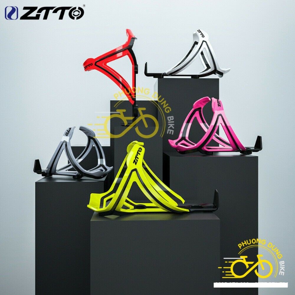 Gọng rọ đựng bình nước xe đạp nhựa ZiTTO - Viền Chỉ