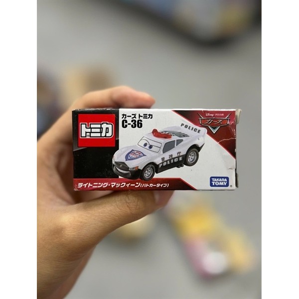 Xe mô hình C-36 Tomica Disney Cars Lightning McQueen (Patrol Car Type)