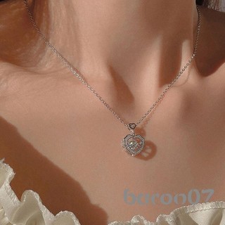 Vòng Cổ Pha Lê Dainty Trái Tim Mặt Dây Chuyền Vòng Cổ Dây Chuyền Vòng Cổ Trang Sức Quà Tặng Cho Nữ Cô Gái