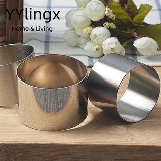 YYlingx làm bánh hình trụ tròn mini bằng thép không gỉ cho nhà bếp