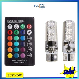 Đèn xi nhan sương mù cho xe Winner X Ex 150 Vario Wave... có remote tùy chỉnh màu led
