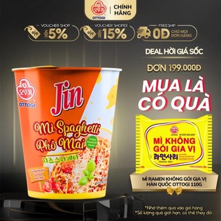 Mì ly spaghetti vị phô mai ottogi 85g