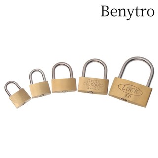Benytro khóa hành lý mini bằng đồng với 3 chìa tiện dụng