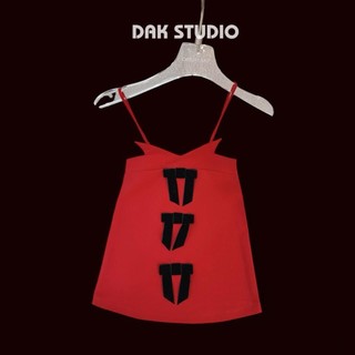 Đầm dây vải ba nơ DAK STUDIO