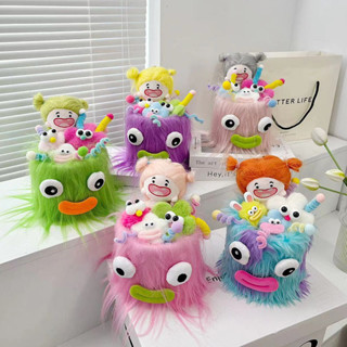 Quái vật Đầu Xù, Bó hoa gấu hình các nhân vật hoạt hình ngộ nghĩnh, đáng yêu, Quà tặng ý nghĩa các dịp sinh nhật, lễ,...