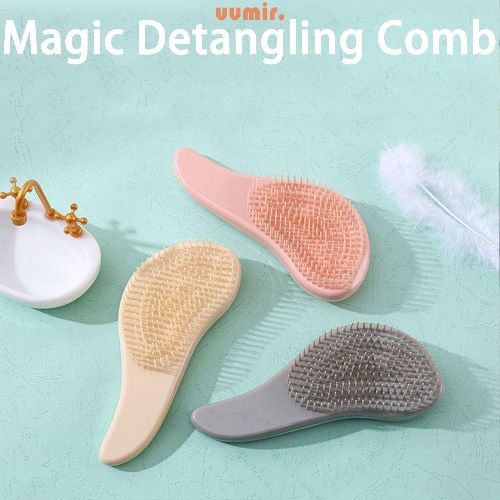 Uumir Magic Detangling Lược, Đệm Không Khí Di Động Massage Bàn Chải Tó