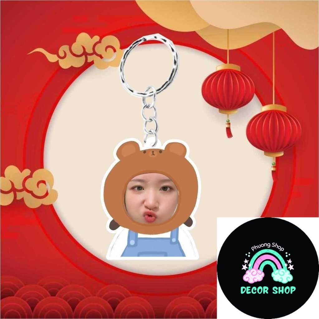 MÓC KHÓA CHIBI GHÉP MẶT ĐÁNG YÊU