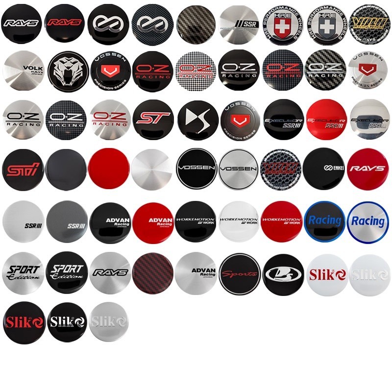 Phong Cách 4 Cái / lốc 56MM OZ Racing VOLK RAYS ENKEI VOSSEN ST DS SSR TIGER HEAD FIBER CARBON Bánh 