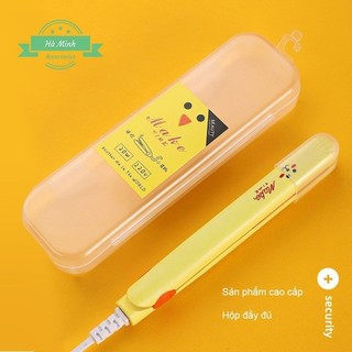 Máy kẹp uốn duỗi tóc mini cute nhỏ gọn