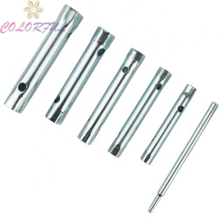Bộ cờ lê hộp hình ống 6pc 8-17mm ống cờ lê ổ cắm rỗng cờ lê lọc