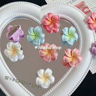 Ins kẹo màu frangipani kẹp tóc dopamine phụ kiện kẹp bên mỏ vịt kẹp nổ kẹp cô gái ngọt ngào trái tim mũ đội đầu