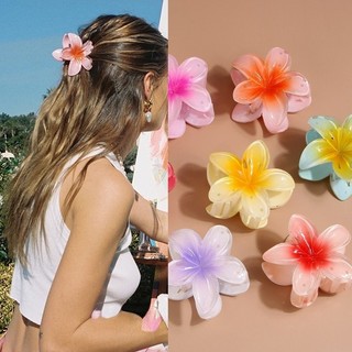 Kẹp tóc hoa đầy màu sắc phong cách Hawaii
