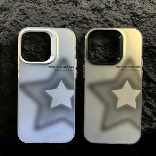 Ốp Hình ngôi sao iPhone 16 Pro Max 15 14 XR 13 11 12 Pro Max 8 7 6 6S Plus X Xs Max Se 2020 13 12 11 Thời trang mạ kim loại mát mẻ sáng tạo thời trang thương hiệu mềm silicone trường hợp