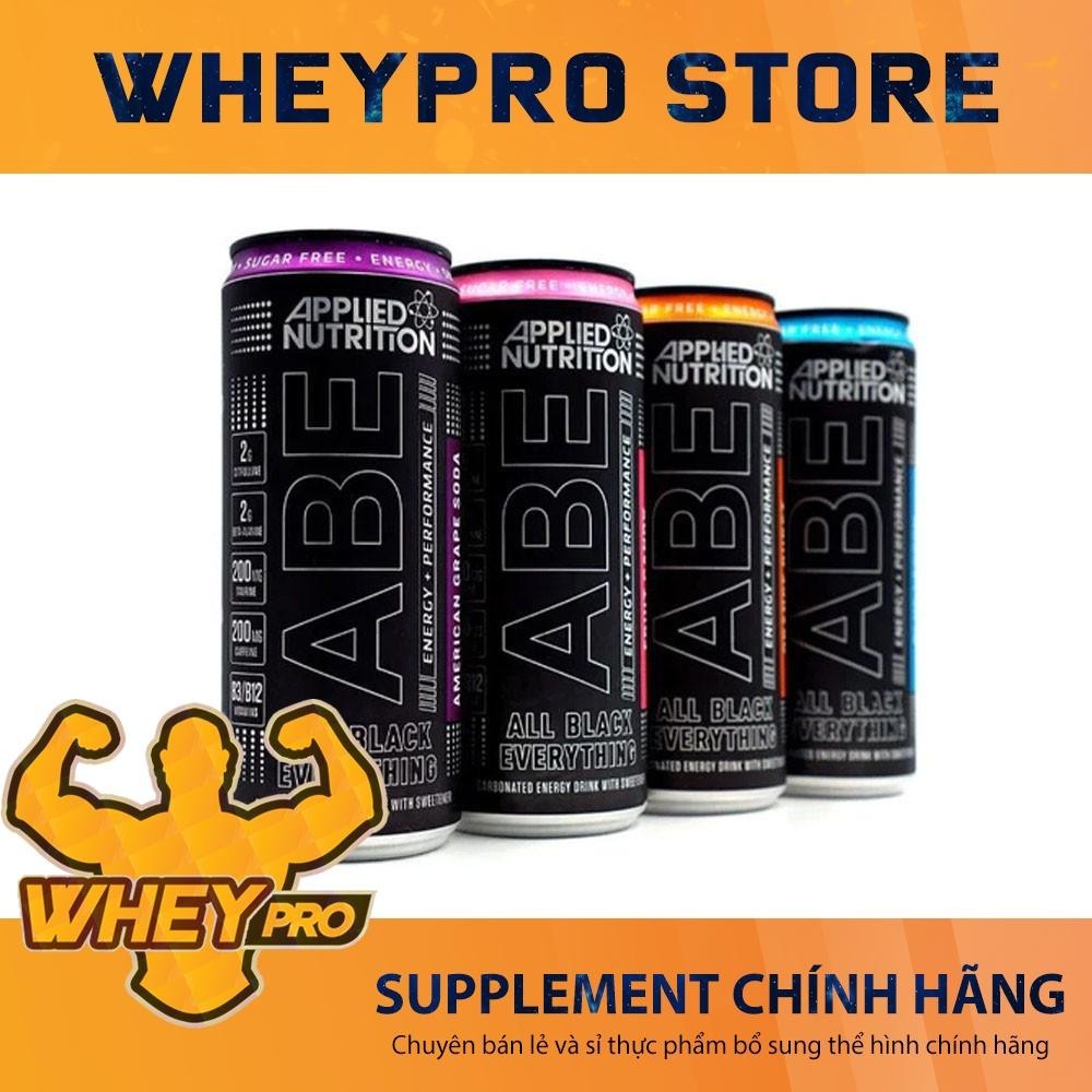 Nước Tăng Lực ABE Pre-workout RTD - Nước Uống Có Gas Tăng Sức Mạnh