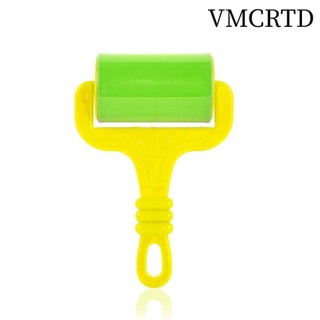 Vmcrtd Màu Sắc Ngẫu Nhiên Nghệ Thuật Nhựa Kim Cương Tranh Con Lăn DIY Mực Phụ Kiện 5D Cán Pin Đất Sét Dụng Cụ